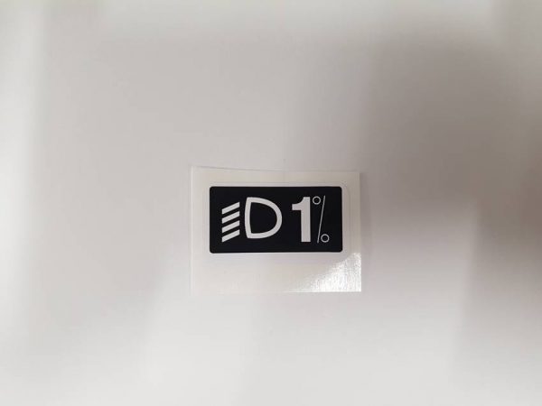 Engine Bay Sticker - 'head lamp dip' - 12856480