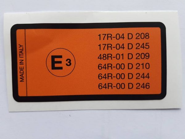 Alfa Romeo GTV and Spider E3 Engine Bay Sticker
