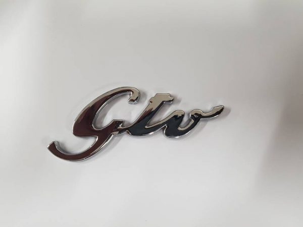 Alfa Romeo GTV Script Boot Badge