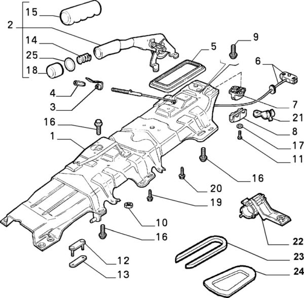 Alfa Romeo GTV/Spider Handbrake Cable Retaining Clips - Image 3
