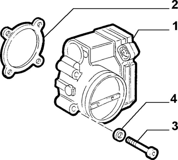 Alfa Romeo V6 Throttle Body Gasket - 2.5,3.0 and 3.2 litre V6's - Image 2