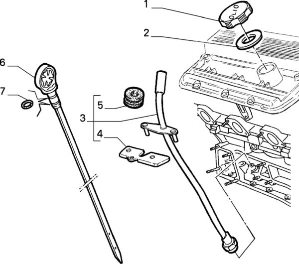 Alfa Romeo GTV/Spider (916) V6 24v Oil Cap Seal - Genuine - Image 2