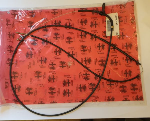 Alfa Romeo GTV/Spider  Phase 3 Bonnet Release Cable - RHD