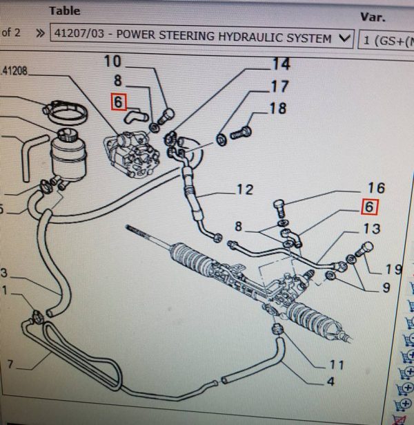 Alfa Romeo GTV/Spider (916) Power Steering/Oil Cooler Copper Sealing Washer - Image 2