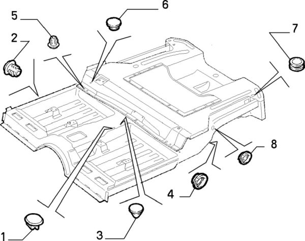 Alfa Romeo GTV/Spider Body Hole Blanking Grommet - Image 2