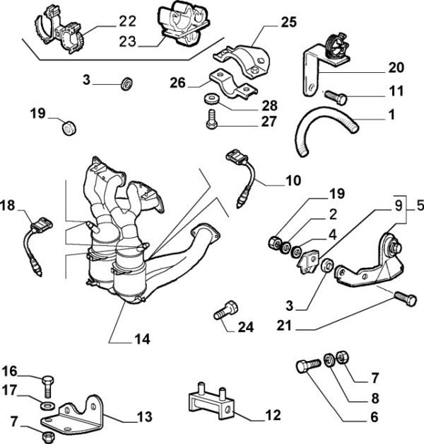 Alfa Romeo GTV/Spider Twinspark Front Exhaust Hanger Replacement Rubber Bush - Image 2