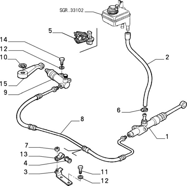 Alfa Romeo GTV/Spider Twinspark & JTS Clutch Slave Cylinder - Image 2