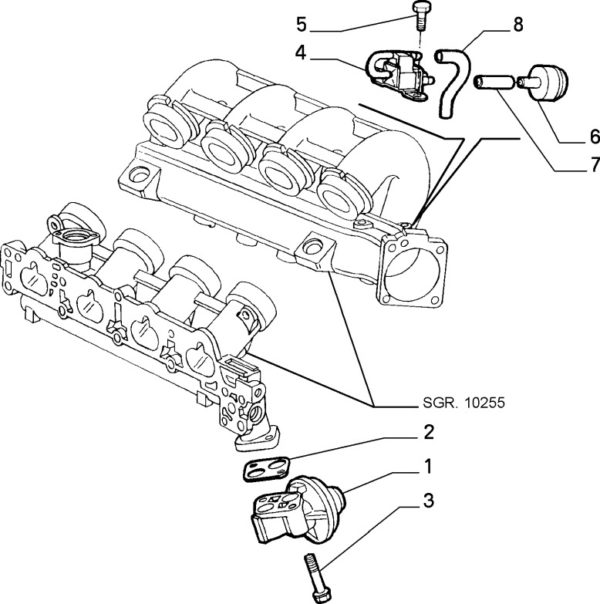Alfa Romeo GTV/Spider Twinspark EGR Valve - Image 2