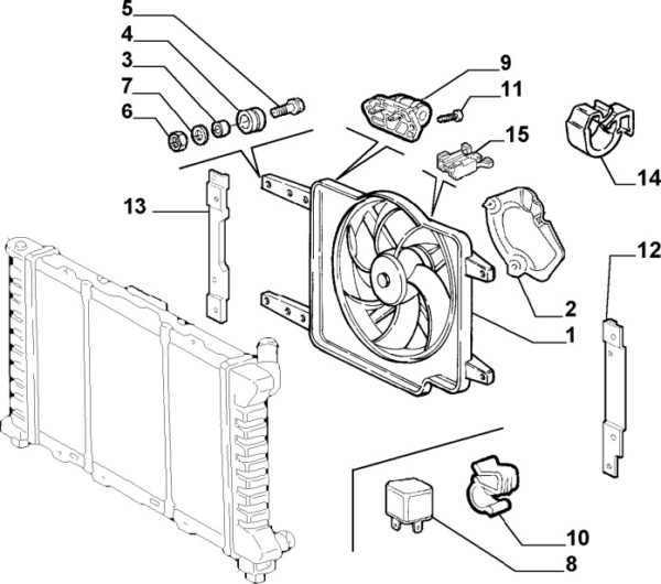 Alfa Romeo Radiator Fan Resistor - 2 Pin - Image 2