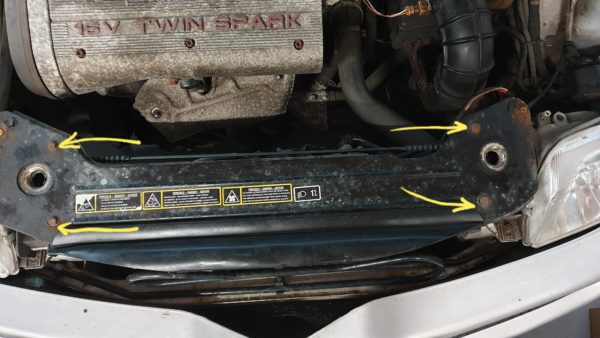 Alfa Romeo GTV/Spider Slam Panel Fixings - Image 2
