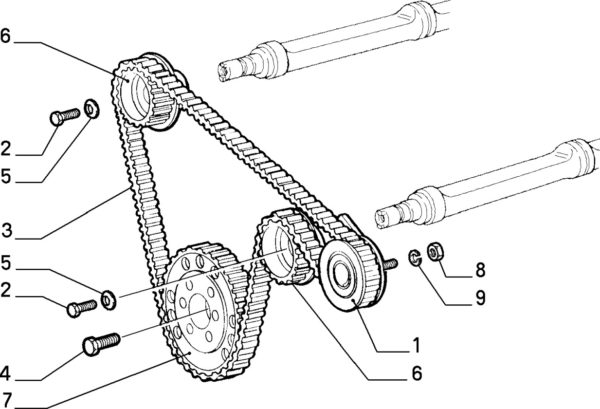 Alfa Romeo GTV/Spider 2.0 Twinspark Balance Shaft Belt Kit - Image 2