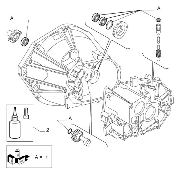Alfa Romeo Twinspark & JTS Gearbox Speedo Drive O Ring - Image 2