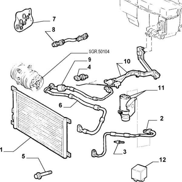 Alfa Romeo GTV/Spider Air Conditioning Receiver/Drier - Image 2