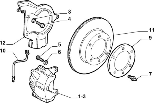 Alfa Romeo GTV/Spider Brake Pad Wear Cable - TotallyAlfa - Image 2