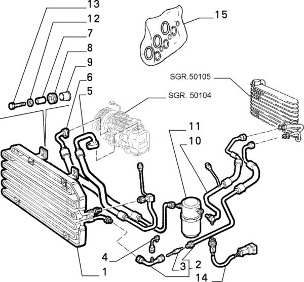 Alfa Romeo GTV/Spider Air Conditioning Receiver/Drier - Image 2