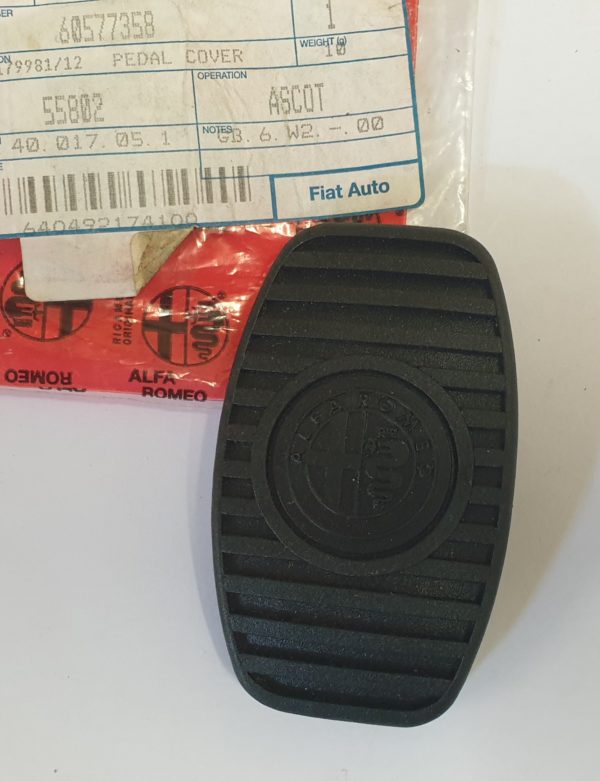 Alfa Romeo GTV/Spider Accelerator And Clutch Pedal Rubber