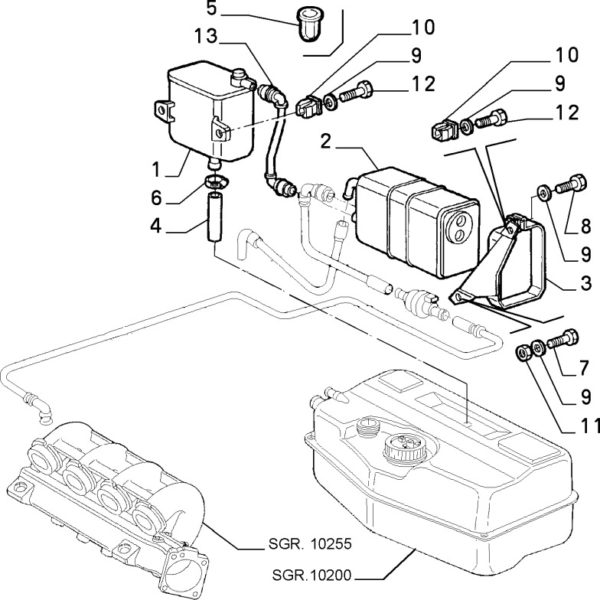 Alfa Romeo GTV/Spider Fuel Vapour Canister - Image 2