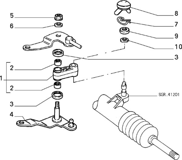 Alfa Romeo GTV/Spider Twinspark Gear Change Linkage - Image 2