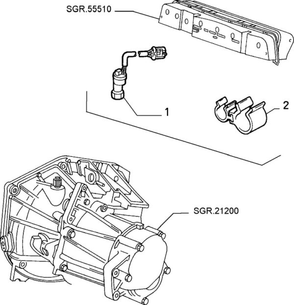 Alfa Romeo GTV/Spider V6 2.0 TB Gearbox Speedo Pulse Generator - Image 2