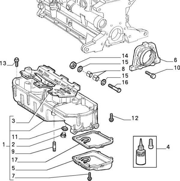 Alfa Romeo GTV/Spider Twinspark Rear Crankshaft Oil Seal - Aftermarket - Image 2