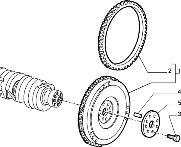 Alfa Romeo GTV/Spider/GTA Flywheel Bolt - Image 2
