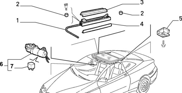 Alfa Romeo GTV Sunroof Webasto Relay - Image 2