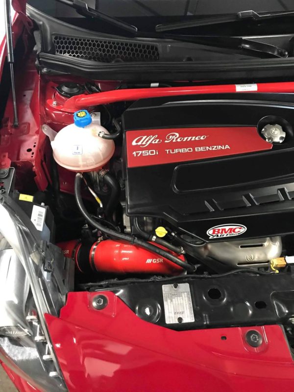 Alfa Romeo Giulietta QV 1750TB Cold Air Intake Hose Kit -  Red - Image 3