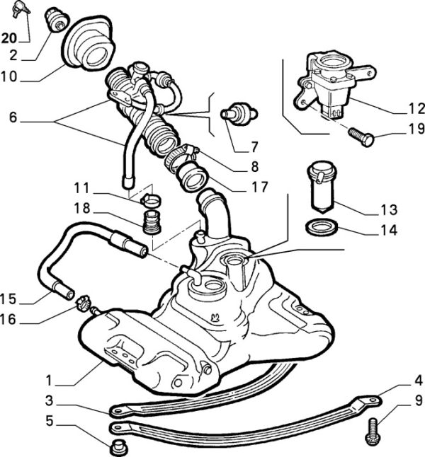 Alfa Romeo 145/146/156 Fuel Tank Filler Hose Seal - Image 2