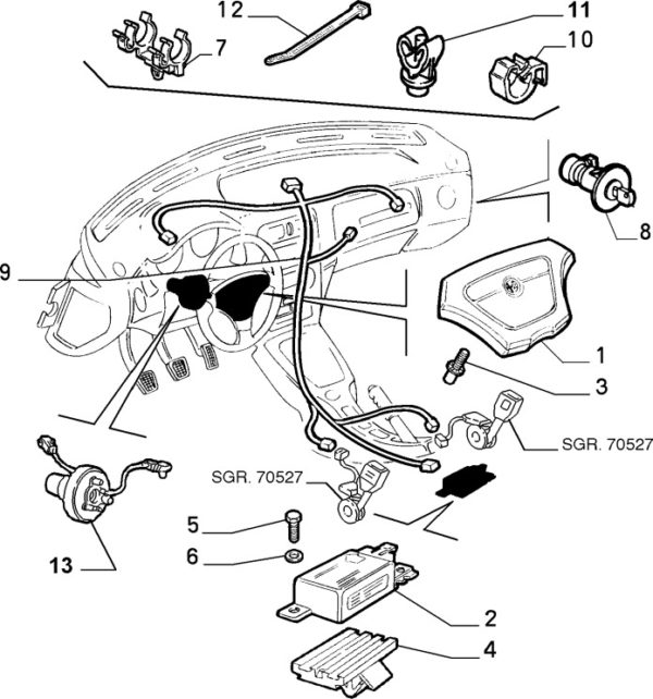 Alfa Romeo GTV/Spider Airbag Isolation Switch - Image 2
