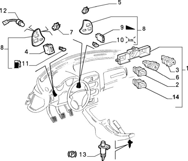 Alfa Romeo GTV/Spider Hazard Switch - Phase 3 - Image 2