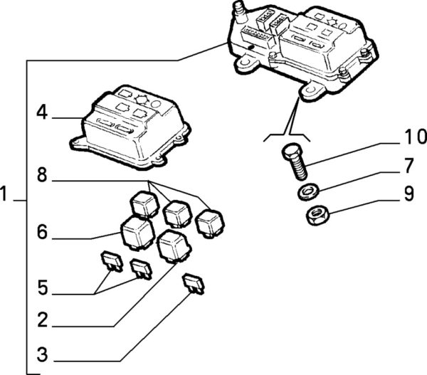 Alfa Romeo GTV/Spider Air Conditioning Relay - Image 2