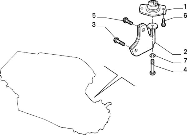 Alfa Romeo GTV/Spider (916) V6 Rear Engine Mount Bolt - Image 2