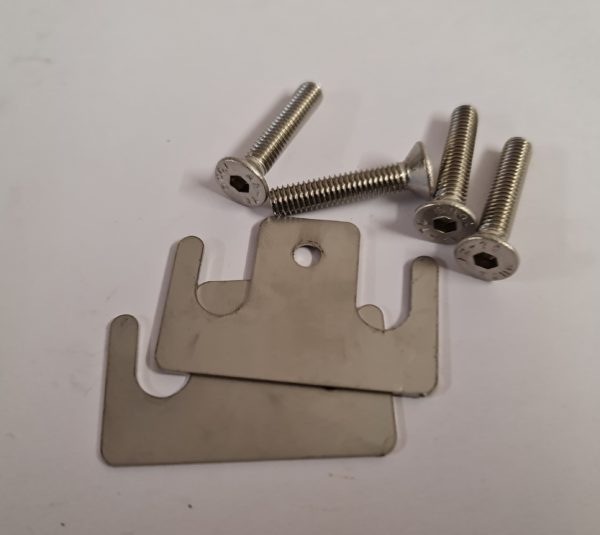 Alfa Romeo Spider Door Location Block Packer & Fixings - Stainless Steel