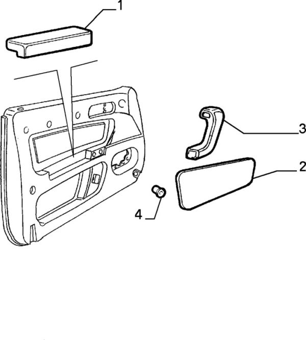Alfa Romeo GTV/Spider RH Interior Grab Handle - RHD - Image 2
