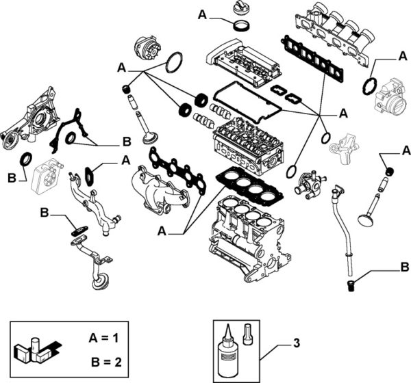 Alfa Romeo GTV/Spider (916) 2.0 JTS Head Gasket Set - Image 2