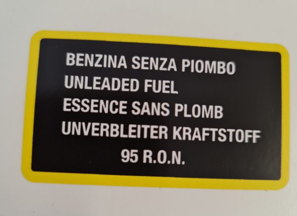 Alfa Romeo GTV/Spider Fuel Flap Sticker