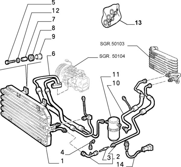 Alfa Romeo GTV/Spider Air Conditioning Sensor - Early Type - Image 2