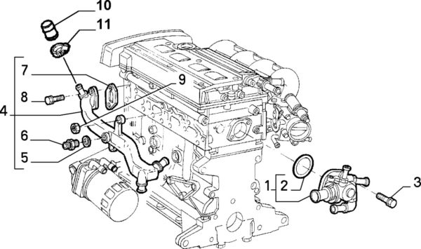 Alfa Romeo GTV/Spider Twinspark Coolant Blanking Plug - Image 2