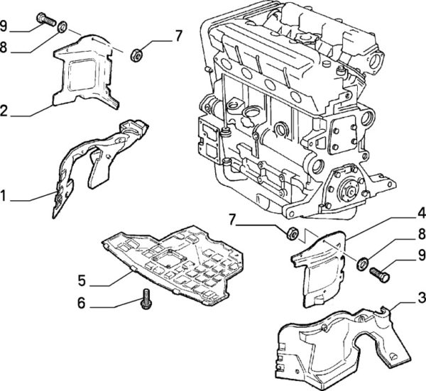 Alfa Romeo GTV/Spider Twinspark Under Tray - Genuine - Image 3