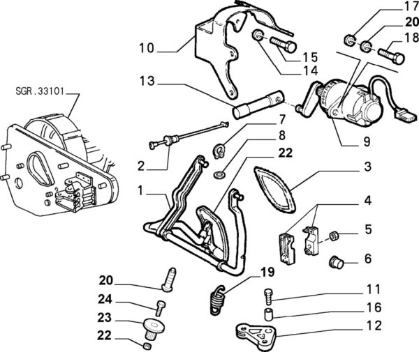 Alfa Romeo GTV/Spider Throttle Potentiometer - Image 2