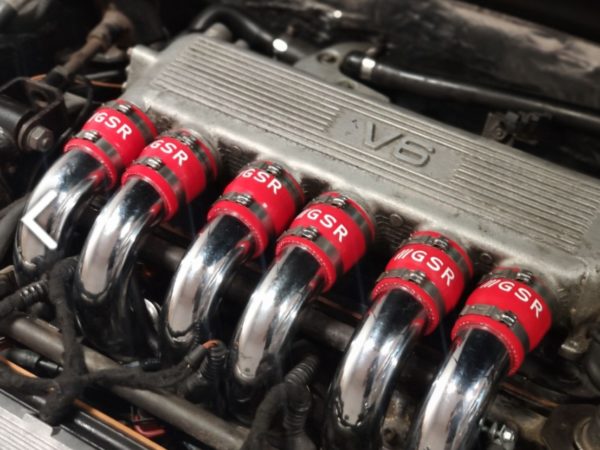 Alfa Romeo V6 2.5 Inlet Silicone Hose Set - Red - Image 2