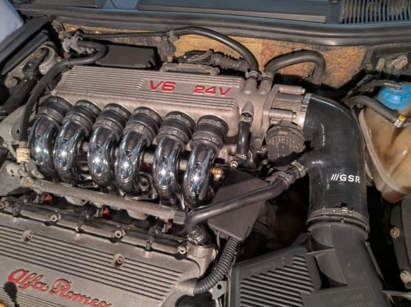 Alfa Romeo 166 V6 24v Intake Hose - Silicone - Black - Image 2