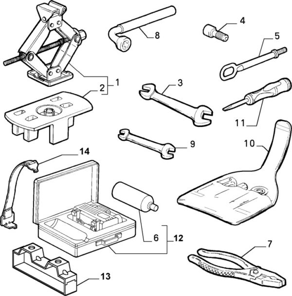 Alfa  Romeo GTV/Spider Tool Roll - Image 2