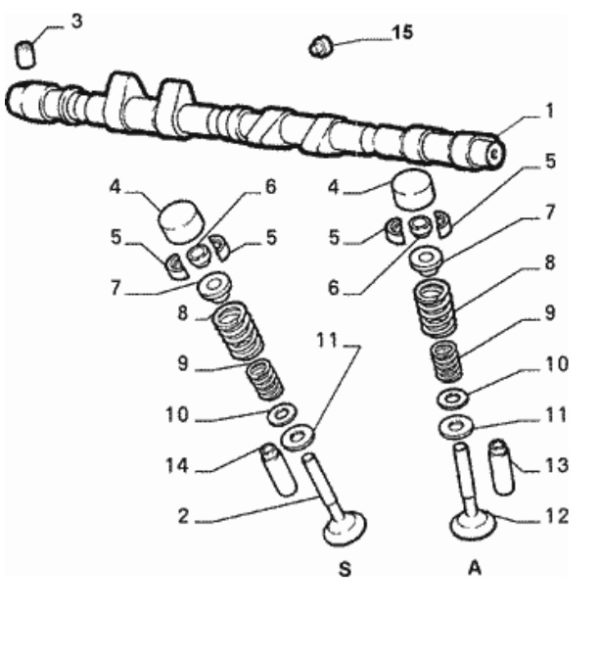 Alfa Romeo GTV/Spider V6 24v Exhaust Valve - Image 2