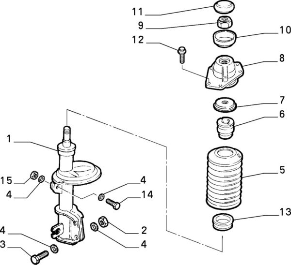 Alfa Romeo GTV/Spider (916) Front Suspension Bump Stop - Twinspark and V6 2.0 TB - TotallyAlfa - Image 2