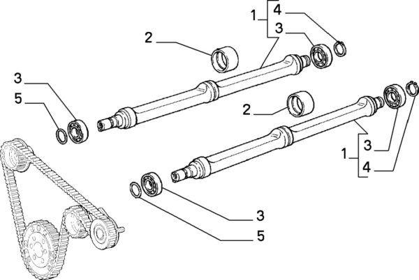 Alfa Romeo Twinspark & JTS Balance Shaft O Ring - Image 2