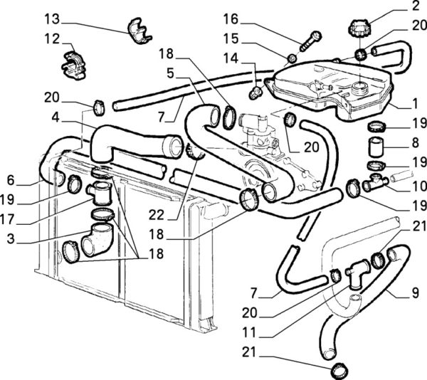 Alfa Romeo 75 SZ/RZ V6 Coolant Tee Piece - Image 2