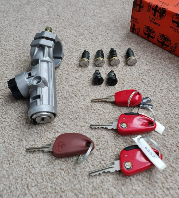Alfa Romeo GTV/Spider Ignition Switch and Key Lockset - 2001>