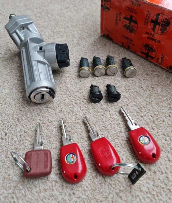 Alfa Romeo GTV/Spider Ignition Switch and Key Lockset - Phase 1