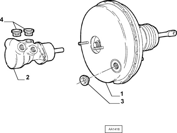 Alfa Romeo GTV/Spider Brake Master Cylinder - Short Type - Image 3